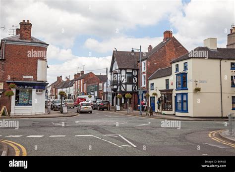 The road junction of High Street, Stafford Street and Castle Street in ...