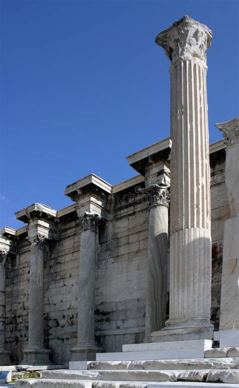 Ancient columns stock image. Image of style, greek, culture - 148207