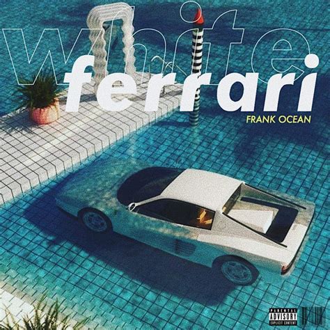 Amazon.com: Frank Ocean - White Ferrari Poster Print Decor : Home & Kitchen