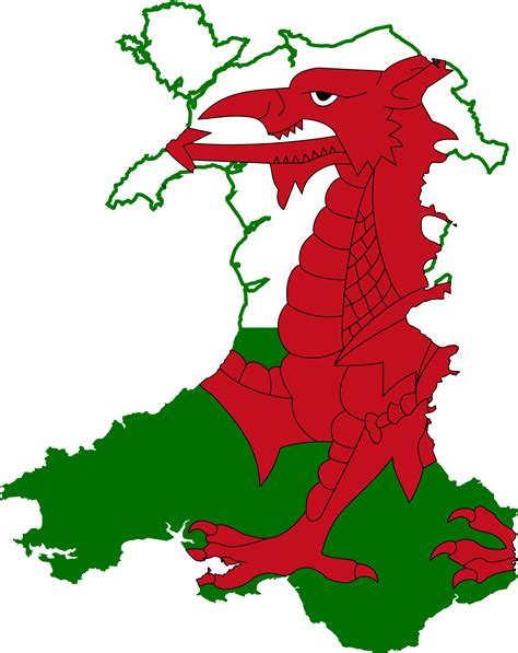 Wales Flag PNG Transparent | PNG Mart