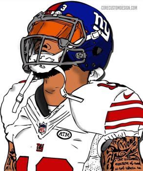 Odell Beckham Jr Cartoon Drawing at GetDrawings | Free download