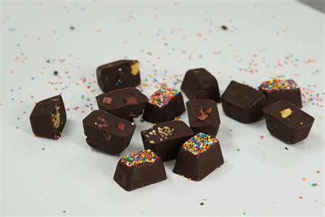 Ice-cube tray chocolate bombs