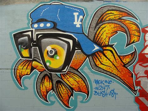 New Art Graffity Paint: Graffiti animals >> Fish graffiti art with ... | draw | Pinterest ...