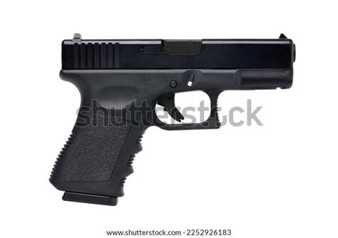 Side View Black Modern Pistol Isolated Stock Photo 2252926183 | Shutterstock