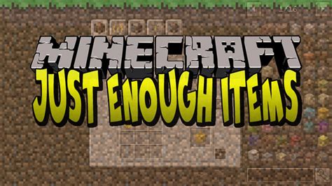 Just Enough Items (JEI) 1.16.4/1.15.2/1.14.4/1.12.2 | MinecraftGames.co.uk