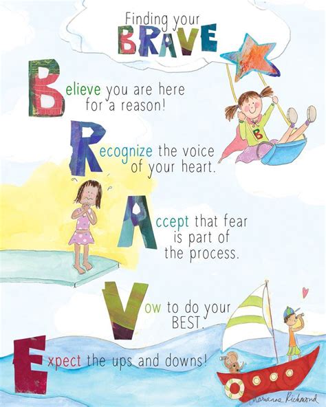 Download this free "Finding your brave" poster! What does it mean to ...