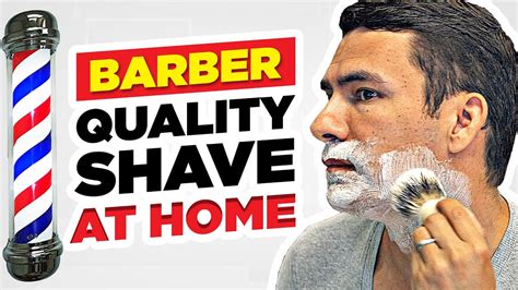 Barber Quality Shave At Home (5-Minute Guide) - YouTube