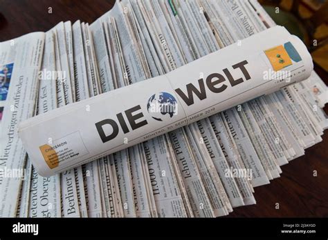 Daily newspaper Die Welt Stock Photo - Alamy