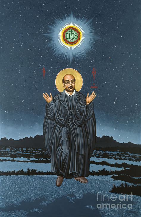 St. Ignatius in Prayer Beneath the Stars 137 Painting by William Hart McNichols - Fine Art America