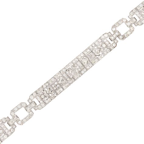 Platinum and Diamond Bracelet | Doyle Auction House