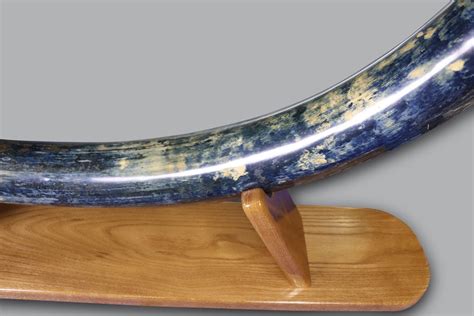 Huge Blue Mammoth Tusk For Sale - Alaska, 119 lbs. - Rare Vivianite – Fossil Realm