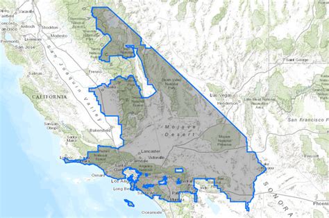 Southern California Edison Territory Map - Printable Map