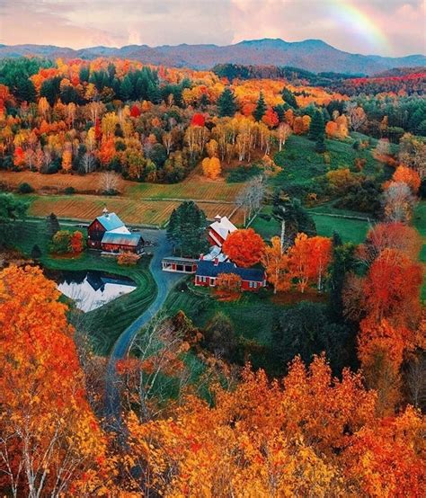 Autumn in Woodstock, Vermont | Herfst foto's, Reizen, Natuur