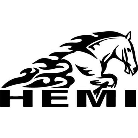 Hemi Logo Decal Sticker – Decalfly