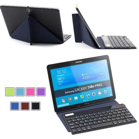 Slim Bluetooth Wireless Keyboard with Stand Case For Windows Tablets windows 10 win 8 win7 PC-in ...