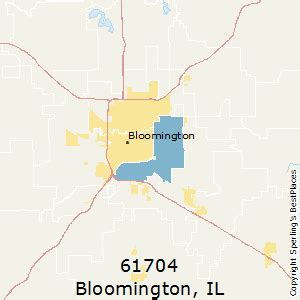 Bloomington Il Zip Code Map – Map Vector