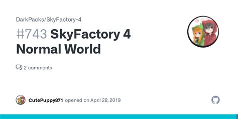 SkyFactory 4 Normal World · Issue #743 · DarkPacks/SkyFactory-4 · GitHub