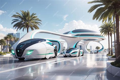 Premium AI Image | futuristic transportation concepts for Neom City ...