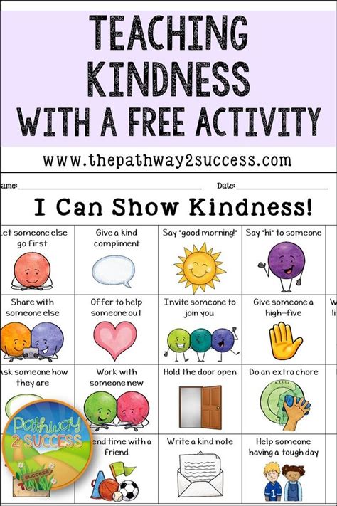 Teaching Kindness with a Free Activity | Teaching kindness, Teaching ...