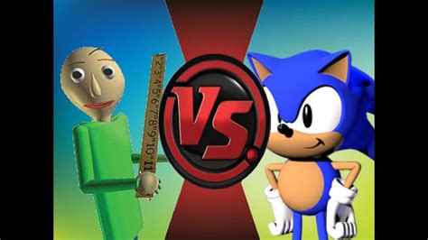 BALDI VS SONIC SCHOOLHOUSE SONIC! (Baldi Basic vs Sonic’s Schoolhouse) Brock Battles! - YouTube