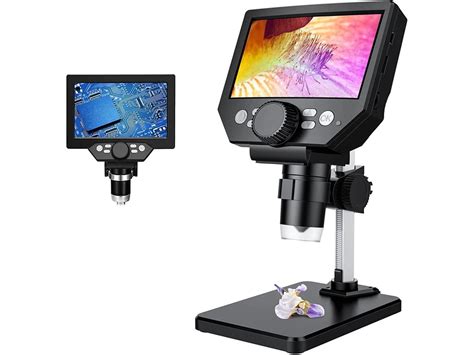 LCD Digital Microscope 4.3 Inch 1080P 10 Megapixels,1-1000X ...