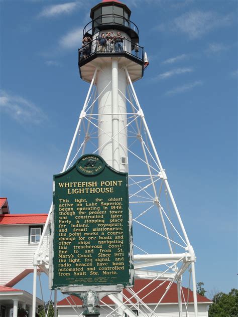 Whitefish Point Lighthouse, U.P. MI. Photo by Sandy Carlson | Whitefish ...