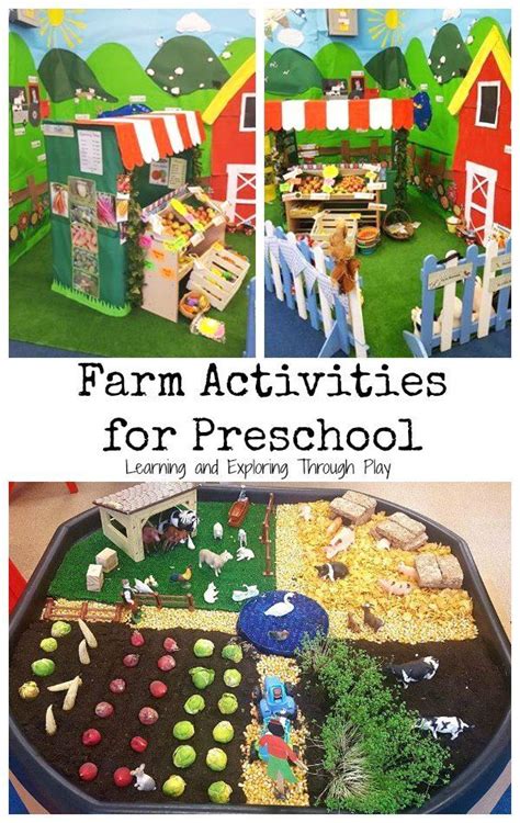 Farm Activities for Preschool | Farm activities, Farm animals activities, Farm preschool