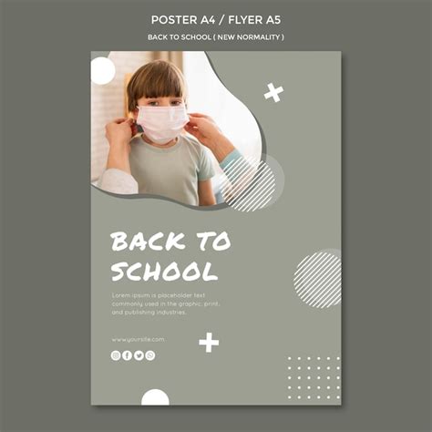 Free PSD | Back to school poster design