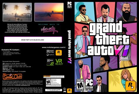 Viewing full size Grand Theft Auto VI box cover