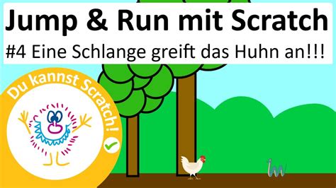 Jump & Run mit Scratch #4 – Eine Schlange greift an, Scratch-Spiel ...