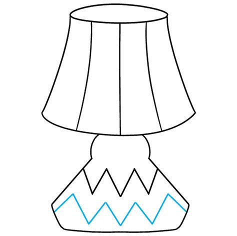 How to Draw a Lamp - Really Easy Drawing Tutorial