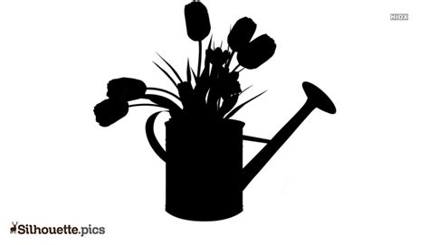 Gardening Tools Silhouette Vector, Clipart Images, Pictures