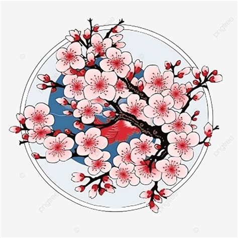 Sakura For Japanese Symbol Illustration, Line Art, Symbol, Design PNG ...