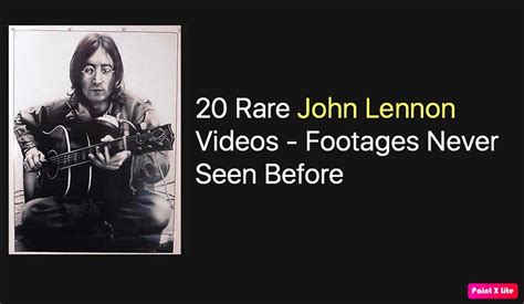 20 Rare John Lennon Videos – Footages Never Seen Before – The Beatles