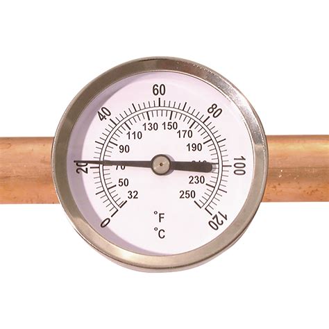 0TO+120°C DIAL PIPE THERMOMETER | The Fluid Power Catalogue