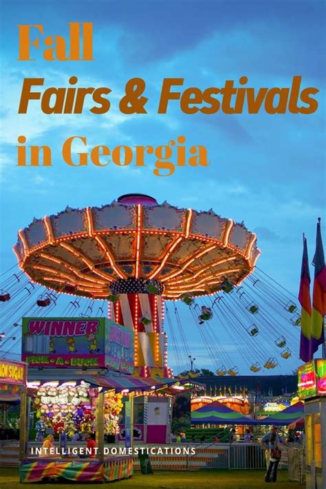 2020 Fall Fairs & Festivals In Georgia | Festivals in georgia, Fairs ...