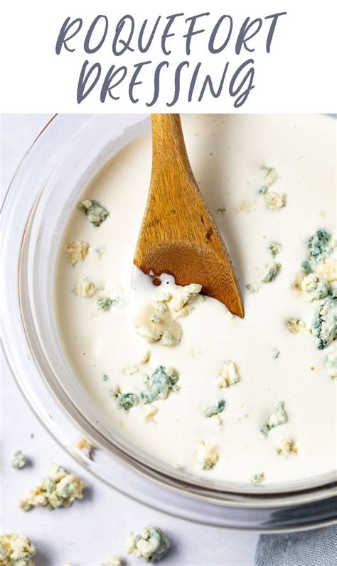 Roquefort Dressing | Recipe | Roquefort dressing, Salad dressing recipes homemade, Roquefort