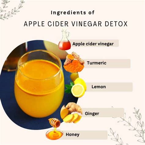 Apple cider vinegar detox drink - Yummy Indian Kitchen