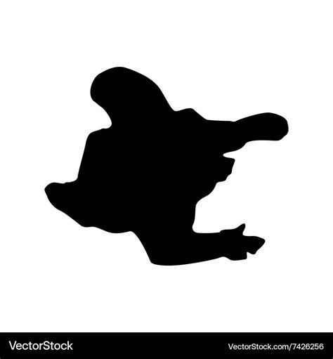 People silhouette view from above Royalty Free Vector Image