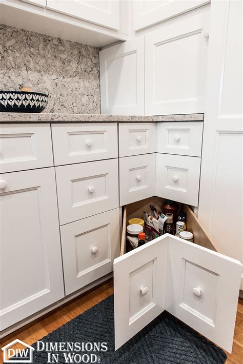 Corner Cabinet with Drawers in Kitchen Remodel | Columbia, MO