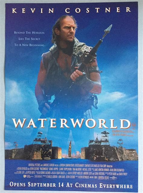 WATERWORLD- Kevin Costner - Original Aust.Lobby Advance Movie Poster | eBay