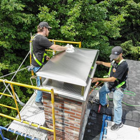 Full-Width Chimney Cap Installation | Custom Caps For Chimneys