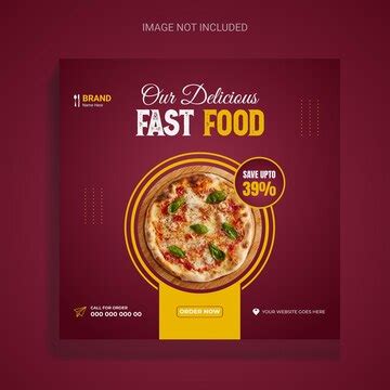 Premium Vector | Creative restaurant food service social media banner design template