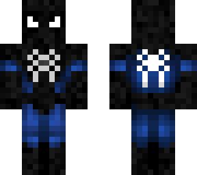 Black SpiderMan | Minecraft Skin