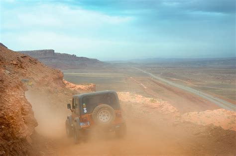 Dusty Return from Gold Bar Rim | The Orange Jeep returns thr… | Flickr