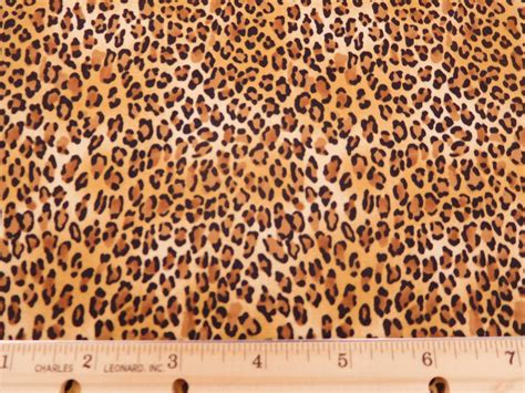 1207 Leopard Print Fabric by the Yard Fat Quarter to Many | Etsy