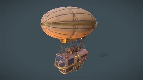 Steampunk Airship - 3D model by cahendricks [14a939f] - Sketchfab