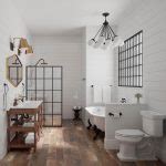 51+ Stunning Farmhouse Bathroom Design & Decor Ideas