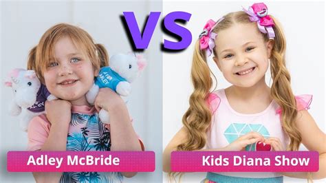 Adley McBride VS Kids Diana Show Lifestyle, Comparison, 2021🔥 | Mcbride, Diana, Kids