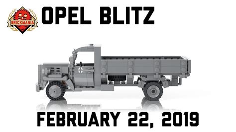 Opel Blitz - Lightweight Truck - Custom Military Lego - YouTube